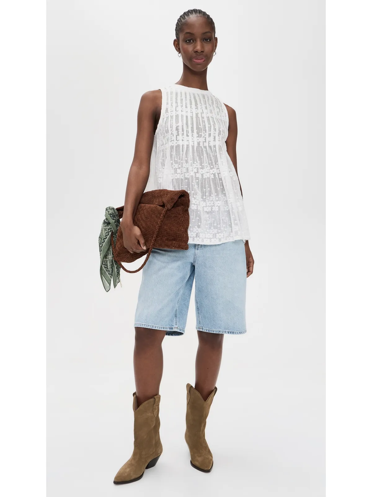 Free People ムーンマジック メッシュ チュニックトップ - 画像5