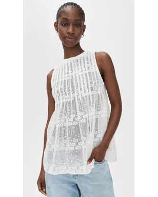 Free People ムーンマジック メッシュ チュニックトップ - サムネイル2
