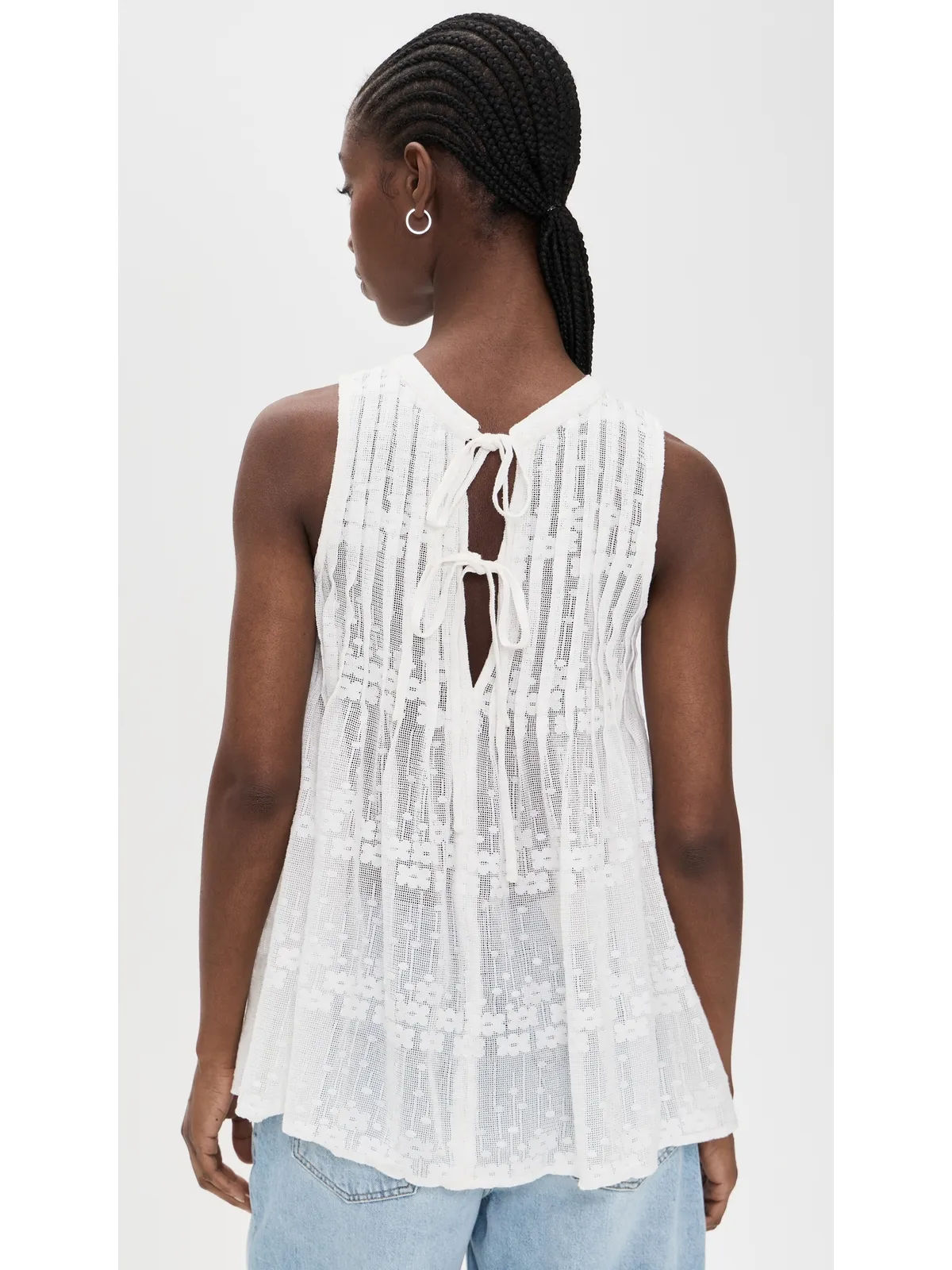 Free People ムーンマジック メッシュ チュニックトップ - 画像3