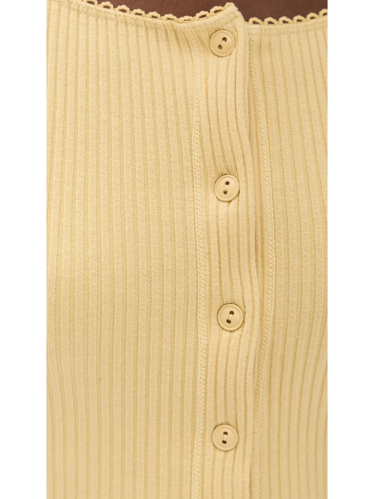 Free People Most Wanted Cardigan Yellow - 画像6