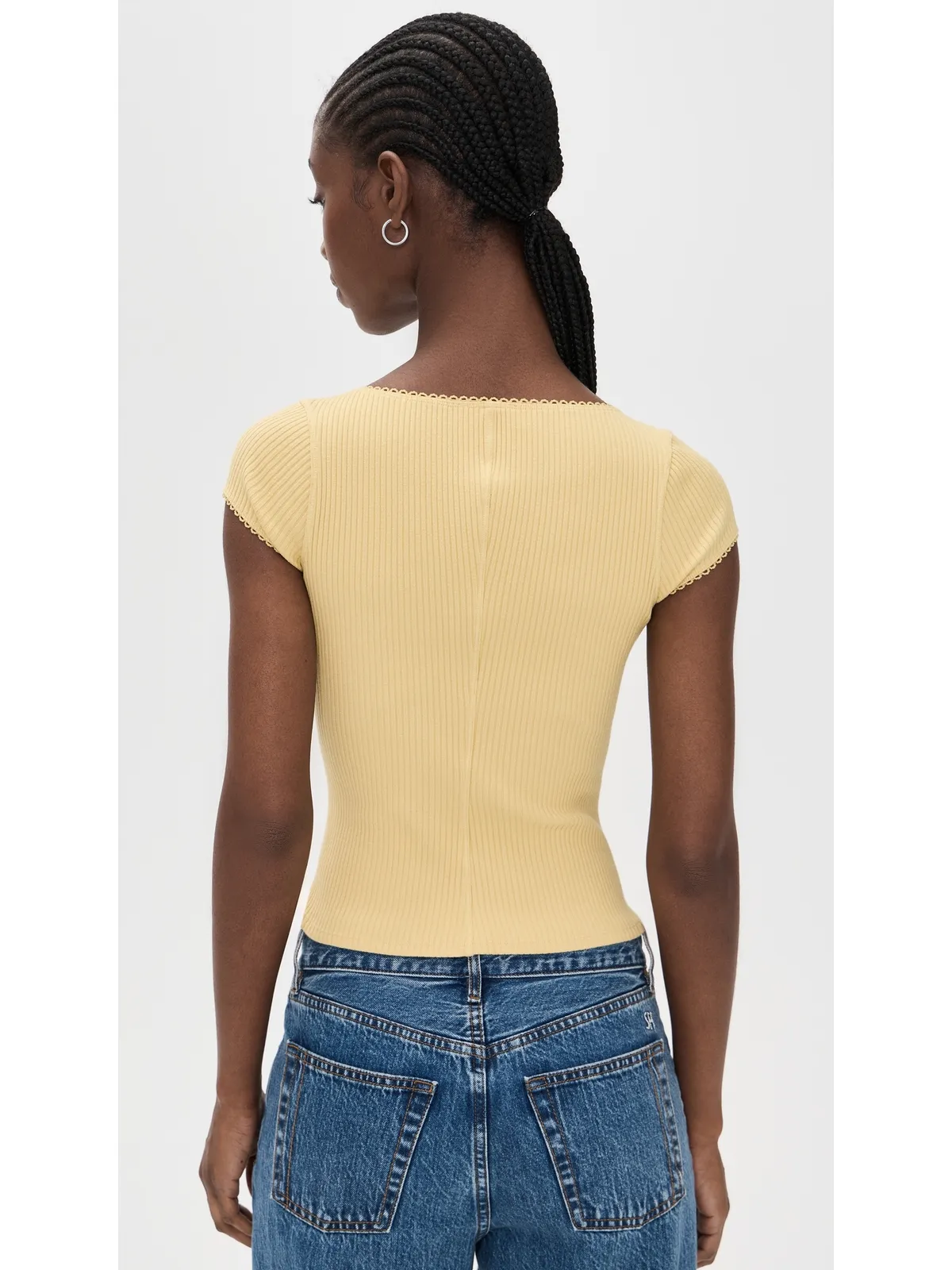 Free People Most Wanted Cardigan Yellow - 画像3