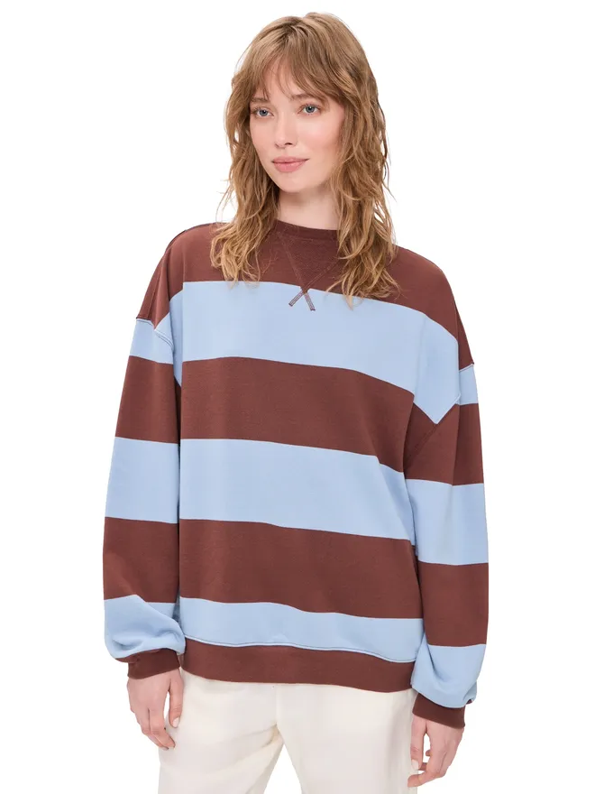 Free People Free People クラシックストライプ プルオーバー ペリウィンクル コンボの商品画像