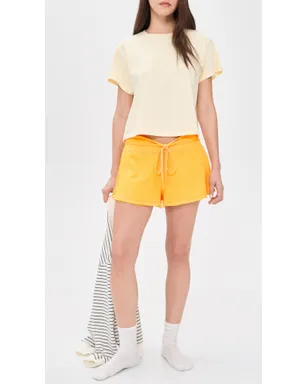 Free People Staycation Sleep Shorts Banana Citrus - サムネイル5
