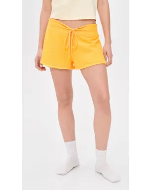 Free People Staycation Sleep Shorts Banana Citrus - サムネイル2