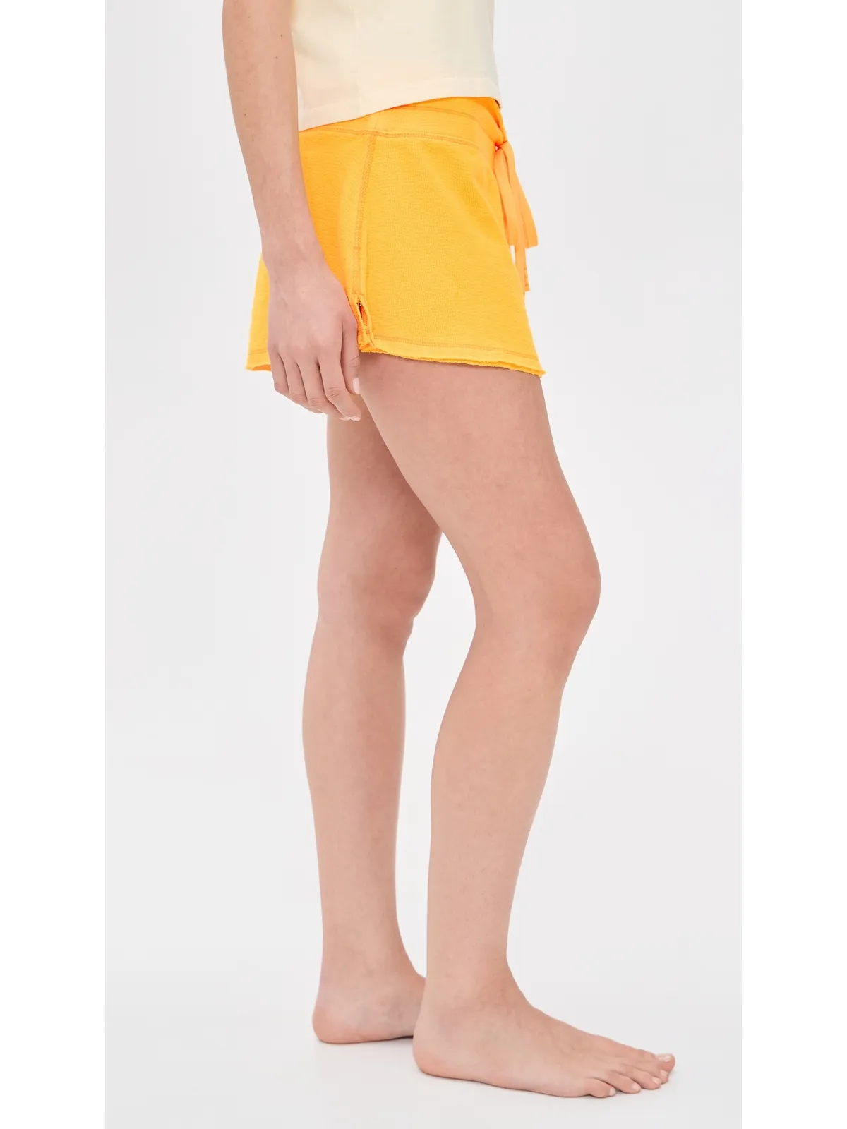 Free People Staycation Sleep Shorts Banana Citrus - 画像4