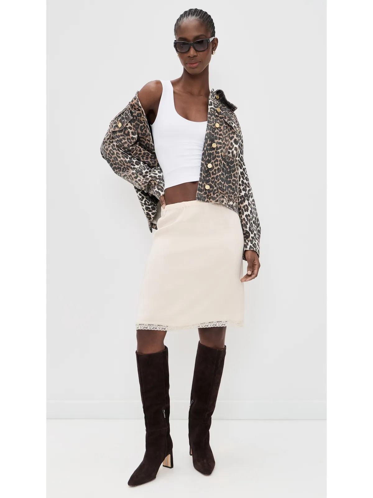 Free People クリーンラインス・ムスル・キャミソール - 画像5