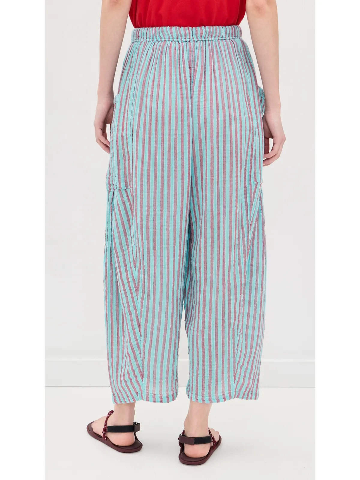 Free People ストライプ クイン パンツ - 画像3