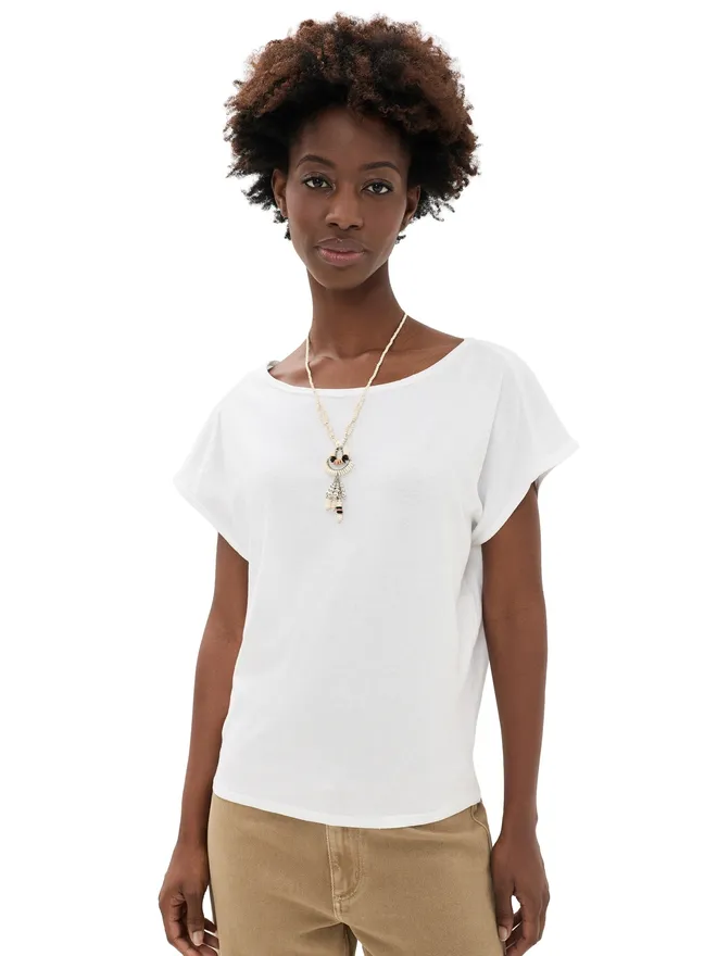 Free People Free People ペギー Tシャツ クリーンアイボリーの商品画像