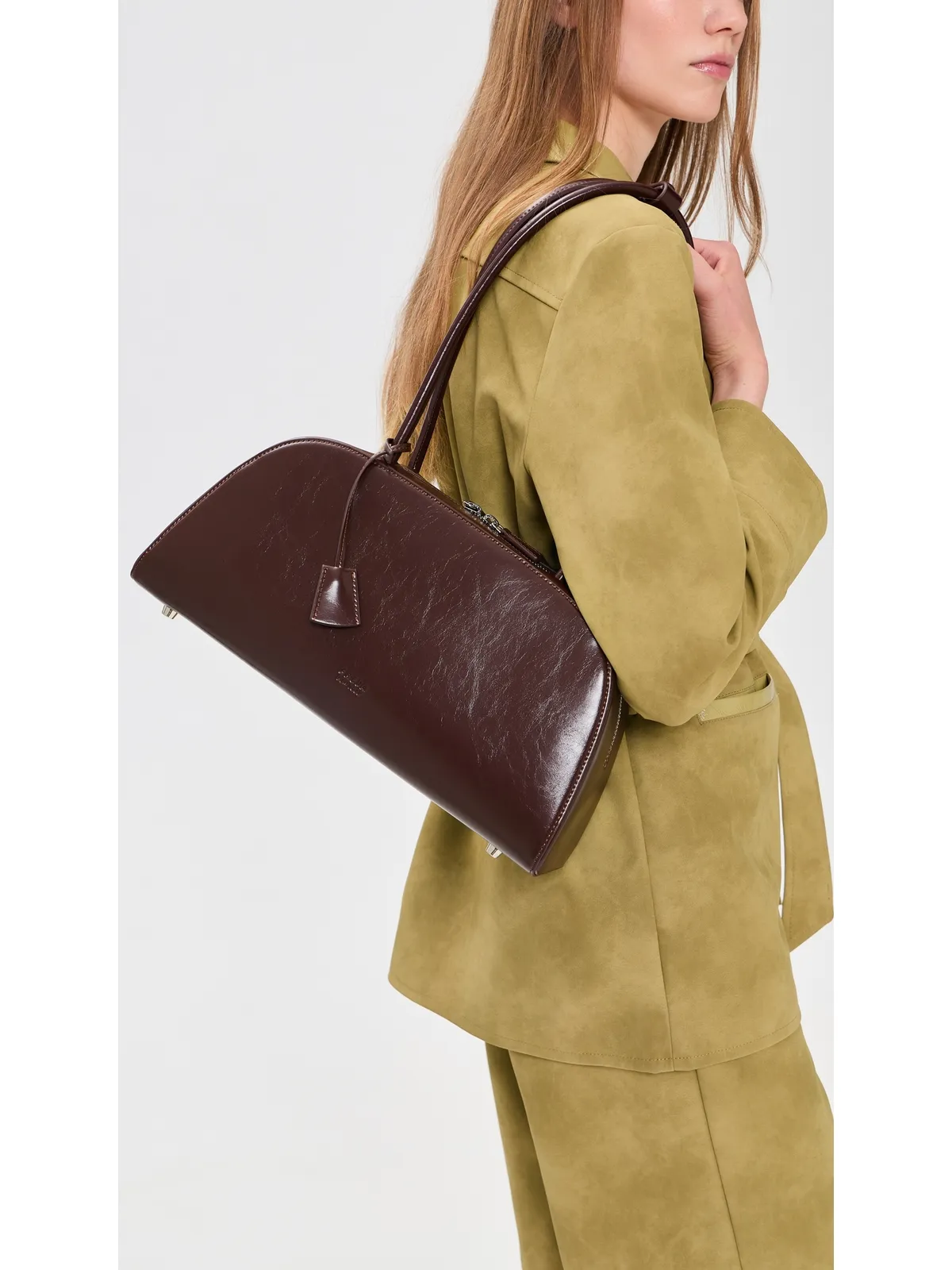Freja New York アルマ ショルダーバッグ レーズン - 画像3