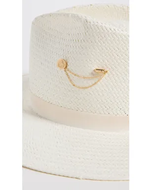 Freya Wanderer Packable Straw Hat White - サムネイル4