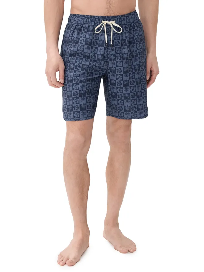 Fair Harbor Fair Harbor アンカー スイム6 トランクス ネイビー ハイビスカスの商品画像