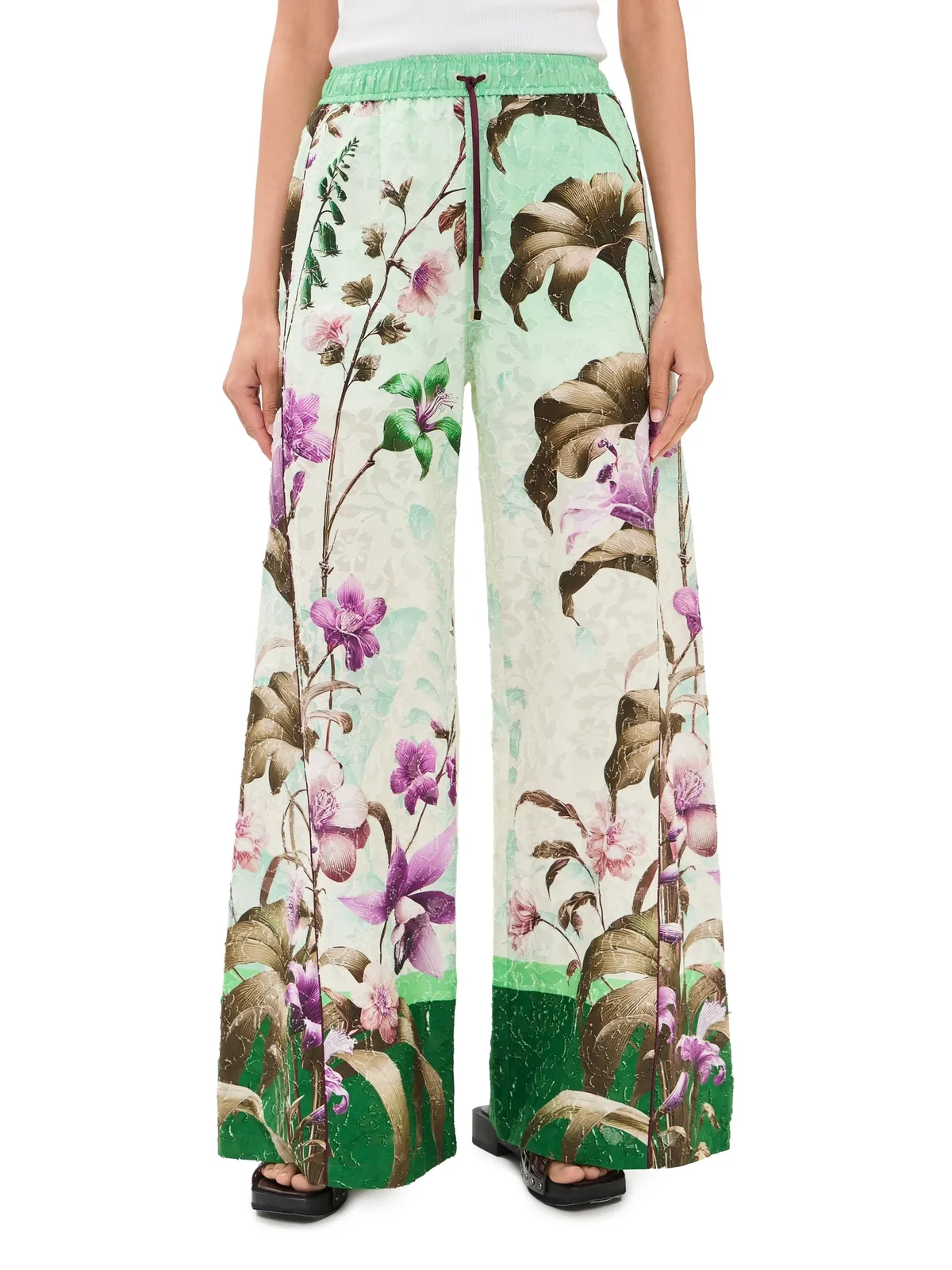 F.R.S For Restless Sleepers アパテパンツ Wild Floral Verde - 画像1