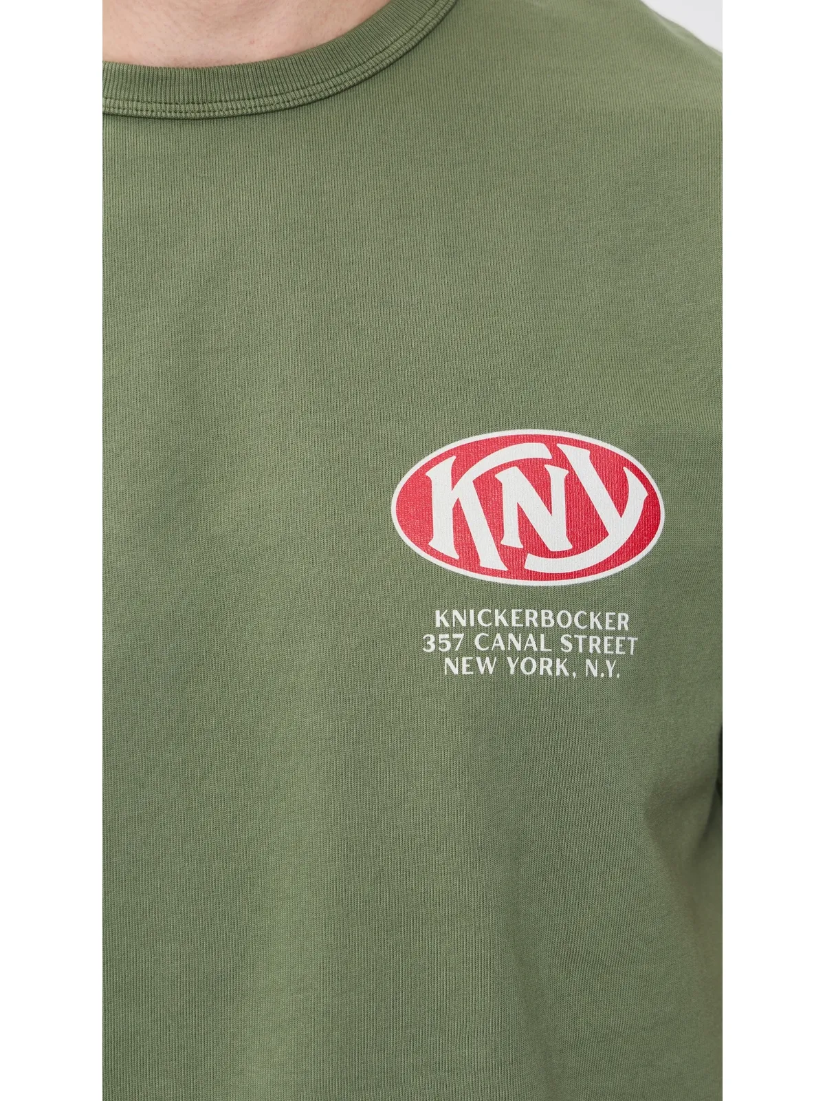 Knickerbocker ヘヴィウェイトTシャツ オリーブ - 画像6