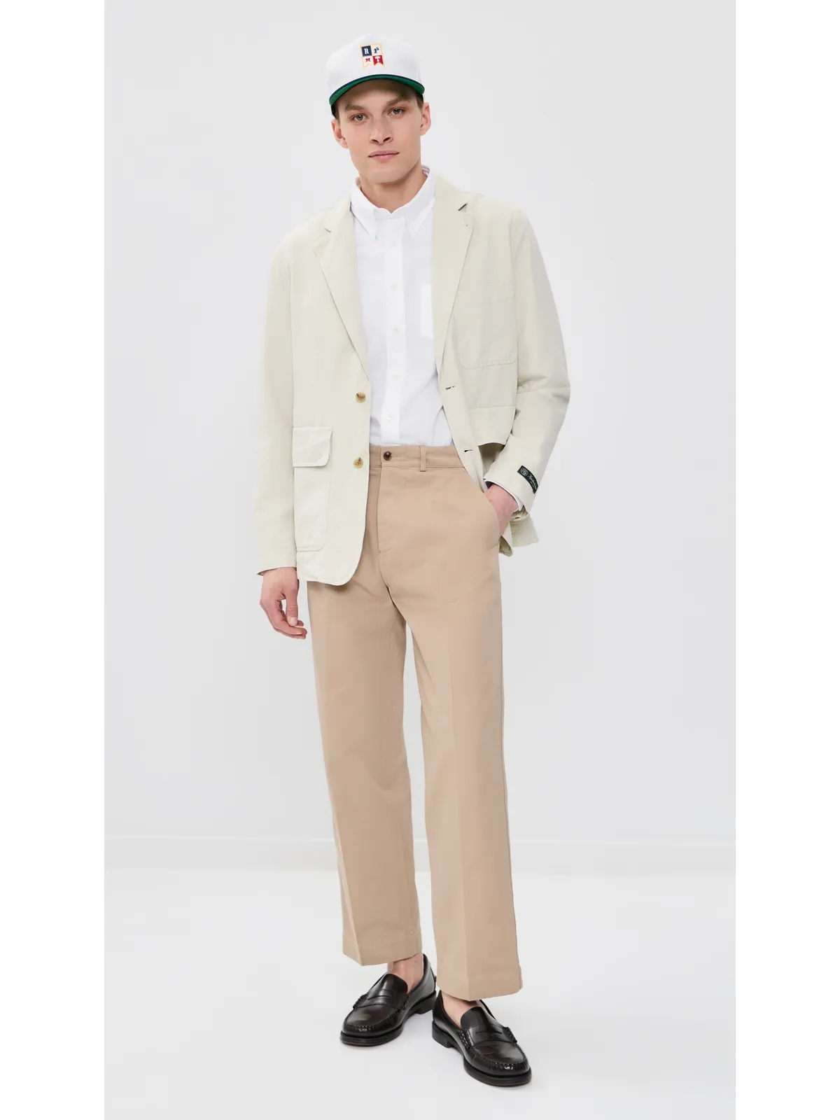 Knickerbocker Lane ツイル コットン＆リネン スーツジャケット Birch - 画像5