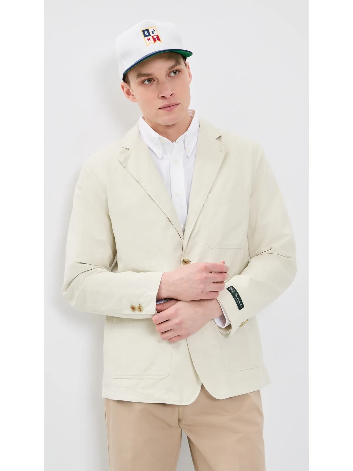 Knickerbocker Lane ツイル コットン＆リネン スーツジャケット Birch - 画像2