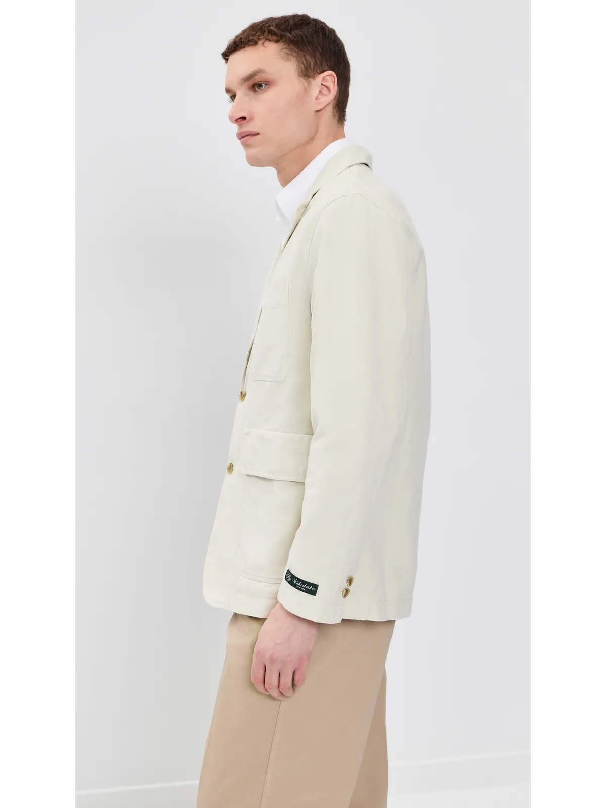 Knickerbocker Lane ツイル コットン＆リネン スーツジャケット Birch - 画像4