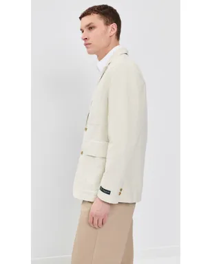 Knickerbocker Lane ツイル コットン＆リネン スーツジャケット Birch - サムネイル4
