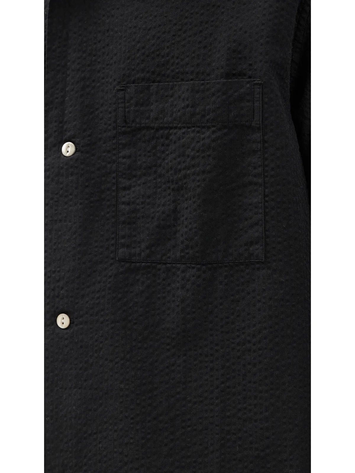 Knickerbocker Fulton シアサッカーシャツ ブラック - 画像6
