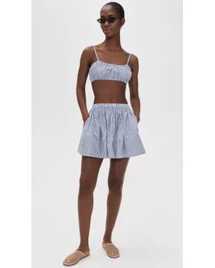 Suzie Kondi Fousta Skirt Navy Stripe - サムネイル5