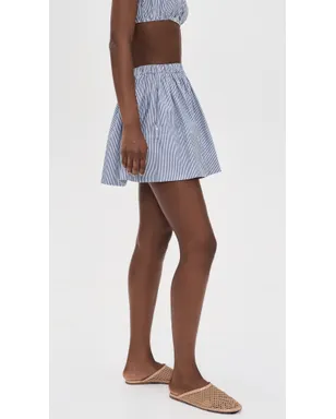 Suzie Kondi Fousta Skirt Navy Stripe - サムネイル4