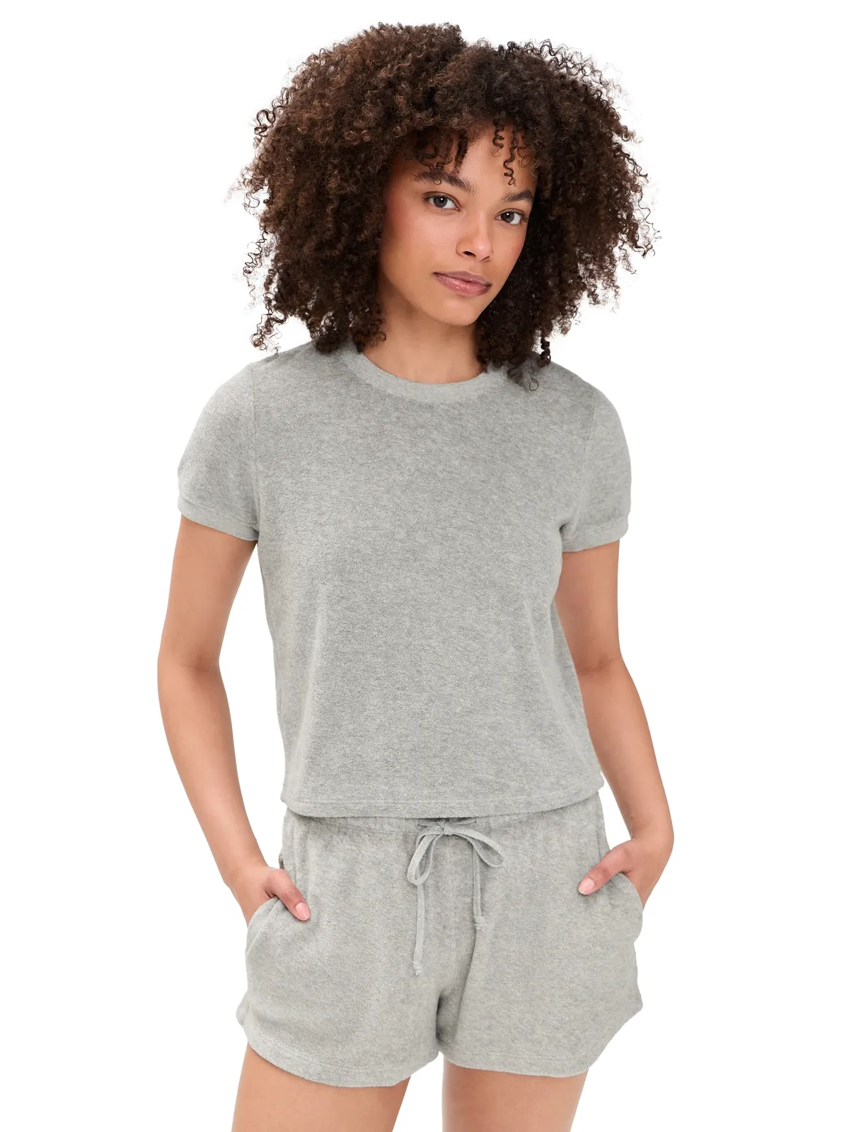 Suzie Kondi Carpi Tee グレー ヘザー - 画像1