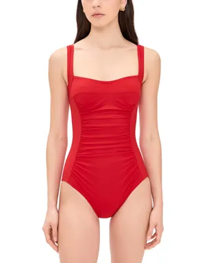 Karla Colletto ベーシックス ワンピース水着 チェリー - サムネイル1