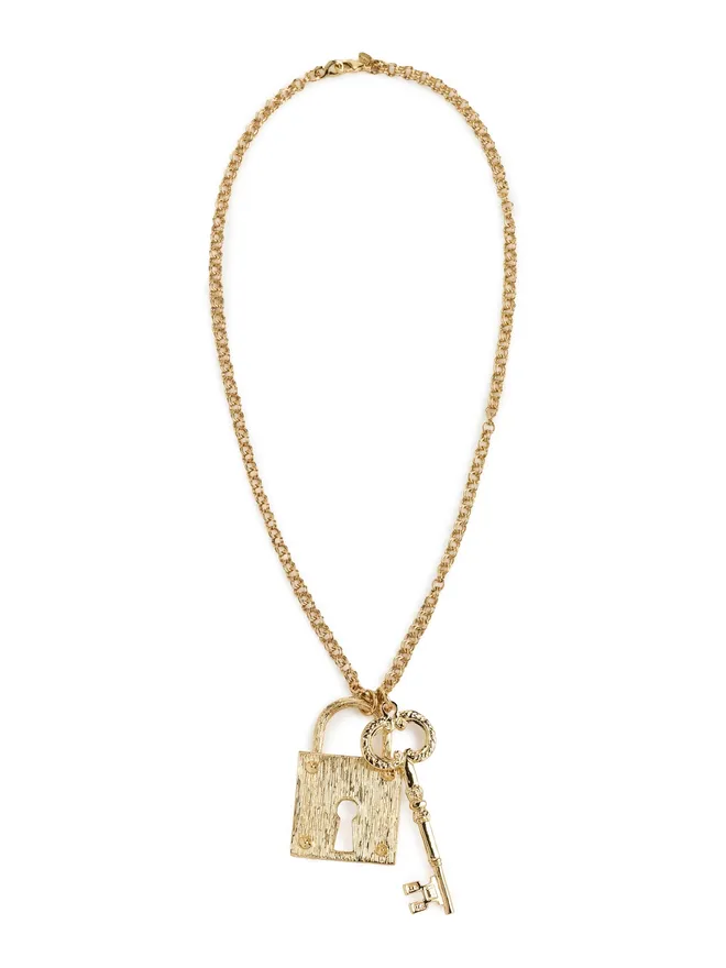 Kenneth Jay Lane Kenneth Jay Lane ロックペンダントネックレスの商品画像