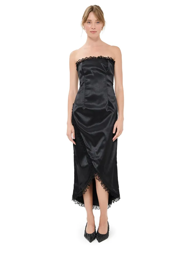 KIKA VARGAS Kika Vargas エミリー ドレス ブラックの商品画像