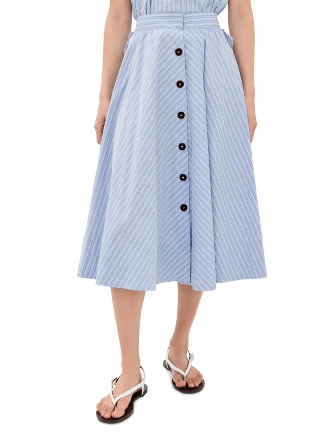 KIKA VARGAS Kika Vargas シーラ スカート ブルーの商品画像