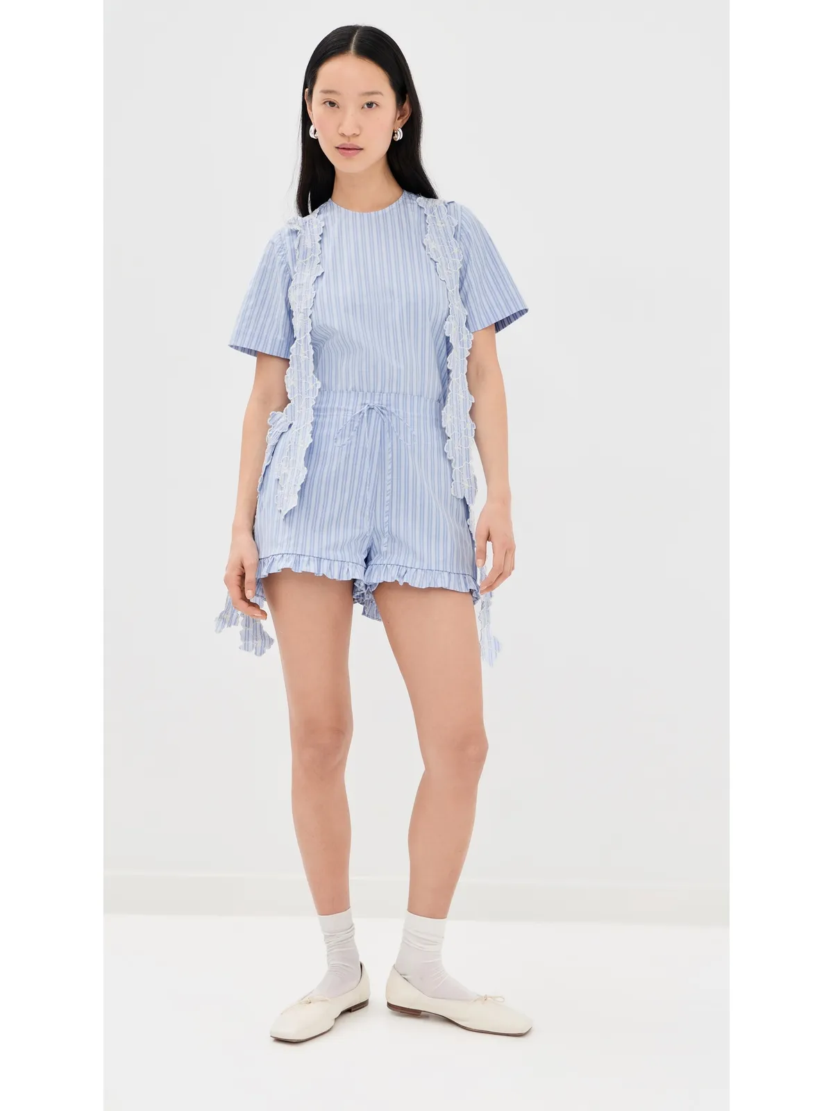 Kika Vargas Ronke Top Blue - 画像6