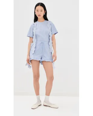 Kika Vargas Ronke Top Blue - サムネイル6