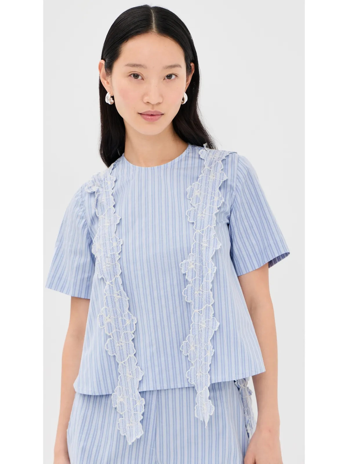 Kika Vargas Ronke Top Blue - 画像3