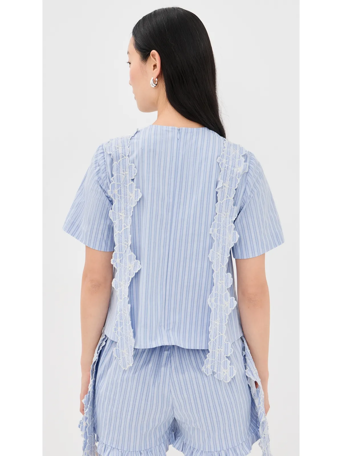 Kika Vargas Ronke Top Blue - 画像4