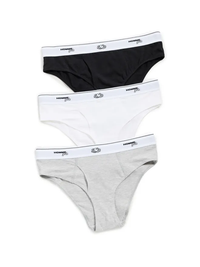 HOMMEgirls HOMMEGIRLS ビキニブリーフ 3枚セットの商品画像