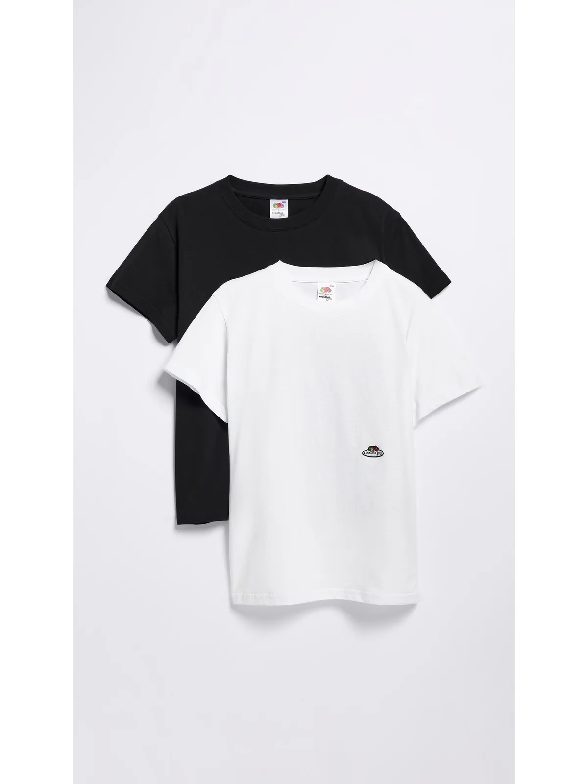 HOMMEGIRLS Homme Girls x Fruit of The Loom クラシックTシャツ 2枚組 - 画像2