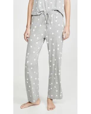 HONEYDEW All American PJ Set Heather Grey Hearts - サムネイル5