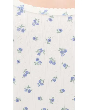 HONEYDEW Blissful Tank Shortie Set Ivory Ditsy - サムネイル6