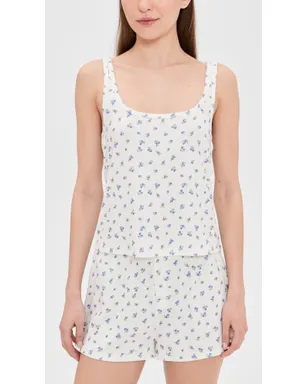 HONEYDEW Blissful Tank Shortie Set Ivory Ditsy - サムネイル2