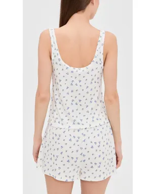 HONEYDEW Blissful Tank Shortie Set Ivory Ditsy - サムネイル3
