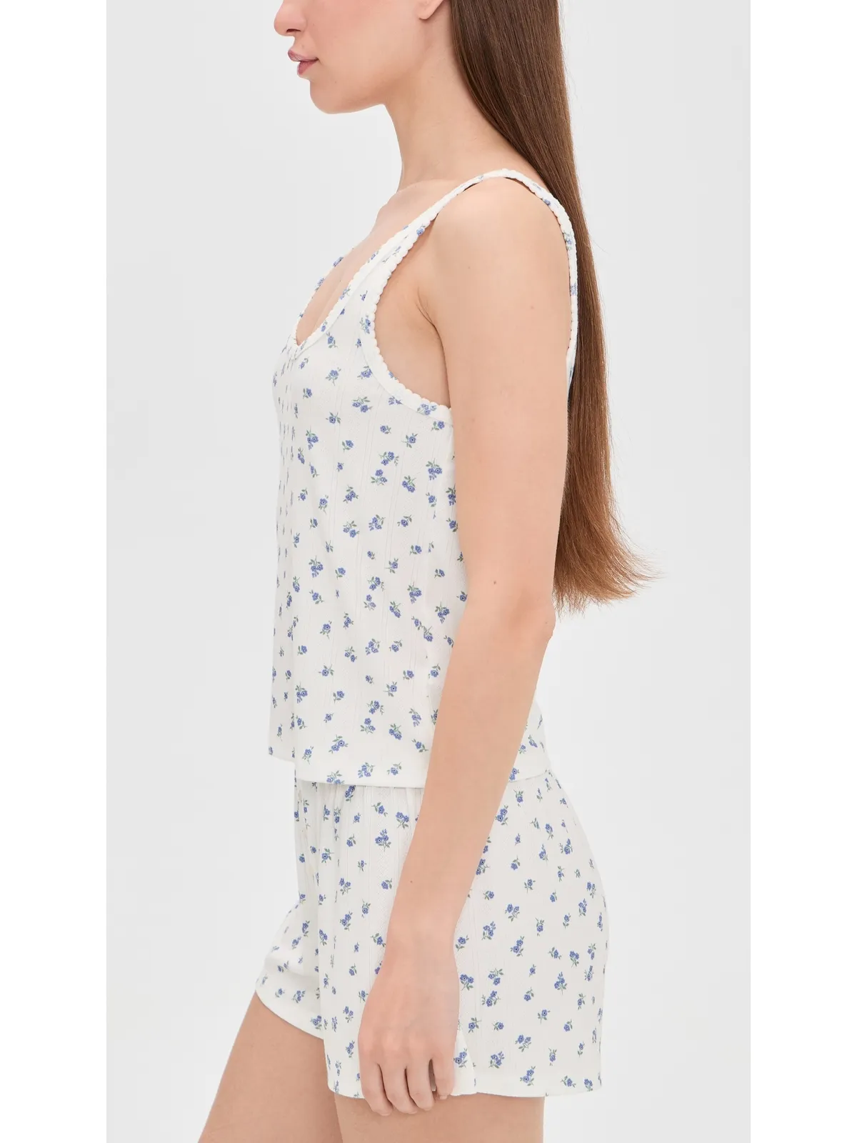 HONEYDEW Blissful Tank Shortie Set Ivory Ditsy - 画像4