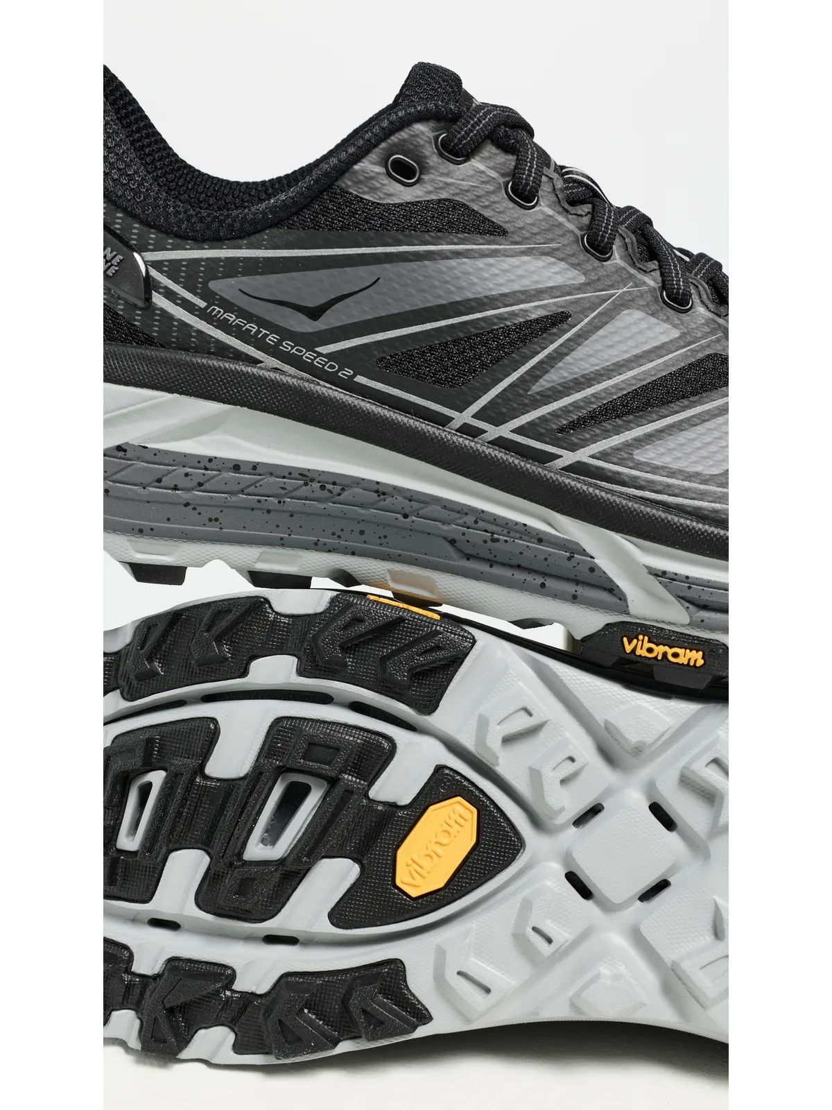 HOKA Mafate Speed 2 スニーカー Black/Castlerock - 画像5