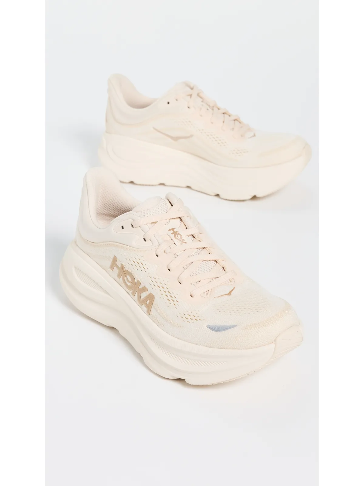 HOKA Bondi 9 スニーカー Vanilla/Birch - 画像5