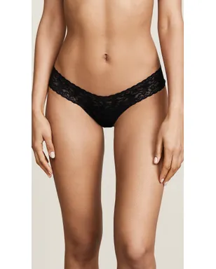 Hanky Panky Signature Lace ローライズタンガ ブラック - サムネイル2