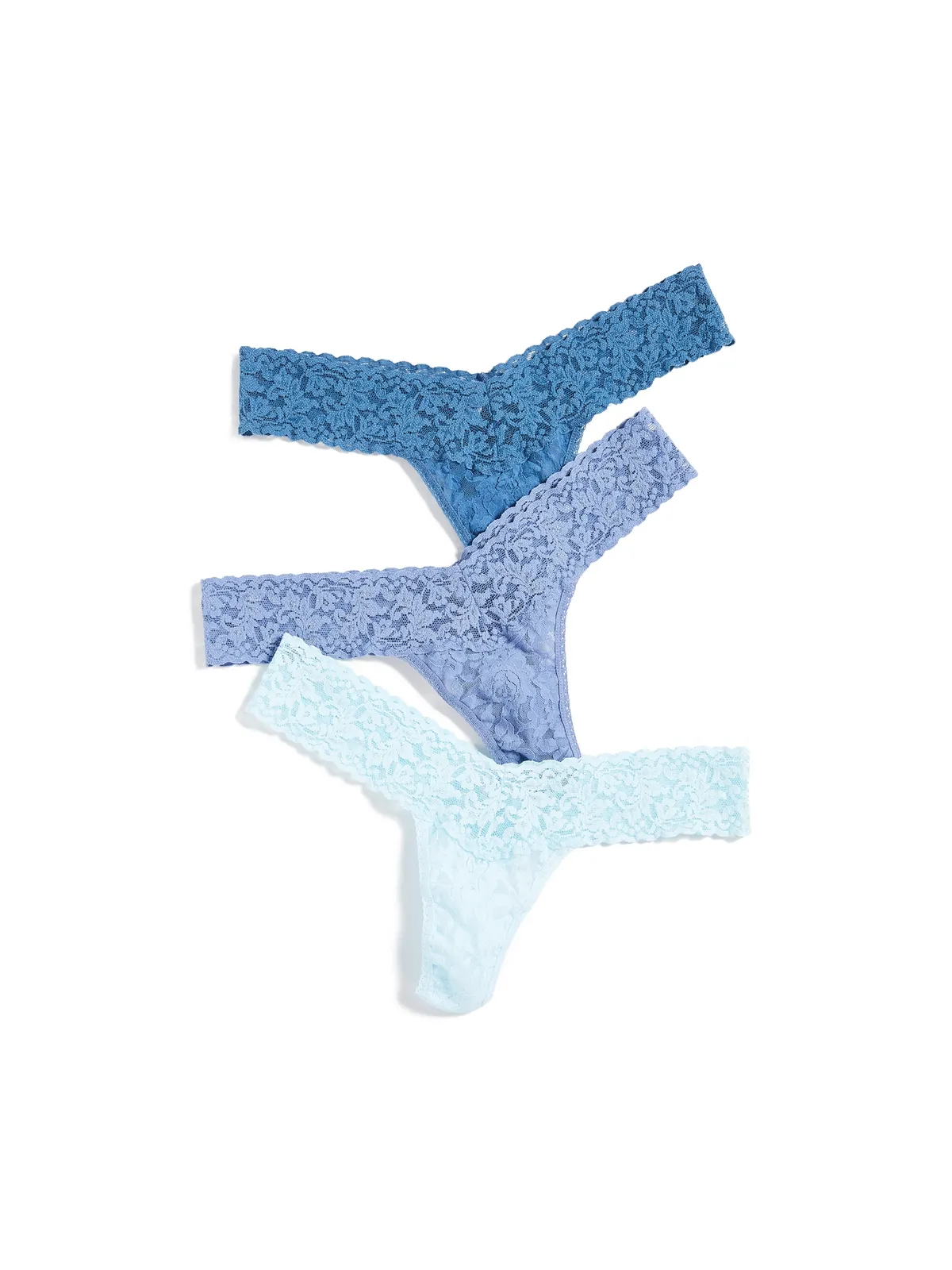 Hanky Panky Something Blue ローライズタンガ 3枚組 - 画像1
