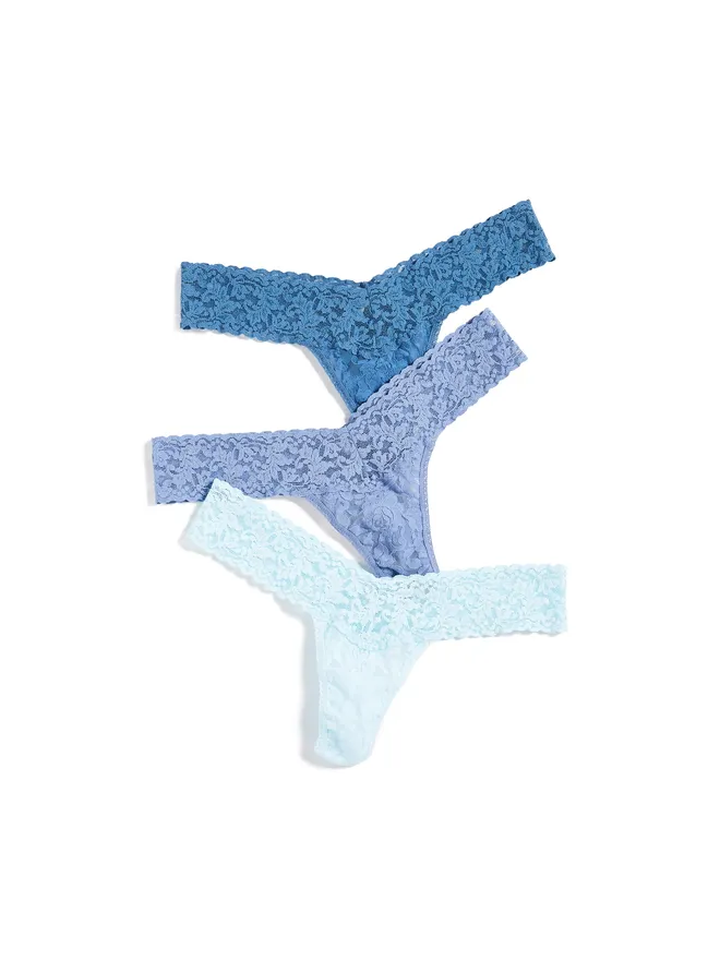 Hanky Panky Hanky Panky Something Blue ローライズタンガ 3枚組の商品画像