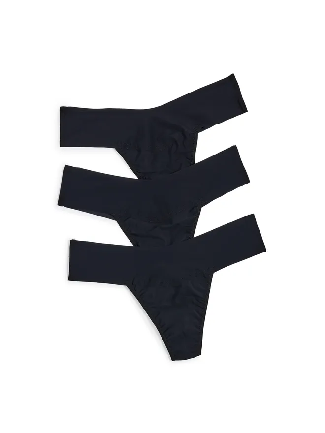 Hanky Panky Hanky Panky Breathe Natural Rise 3 Pack ブラックの商品画像