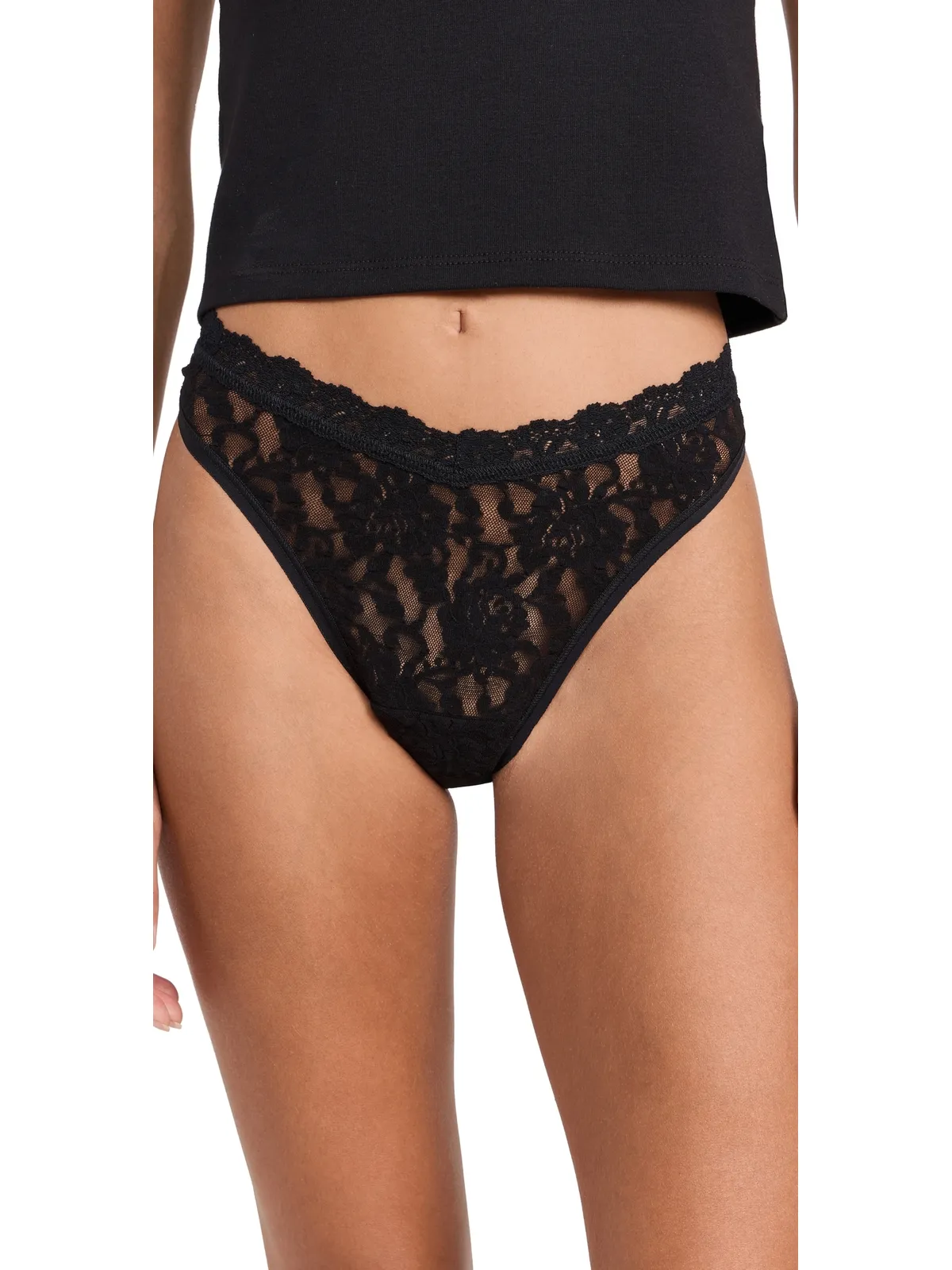 Hanky Panky シグネチャー レース ハイカットタンガ - 画像1