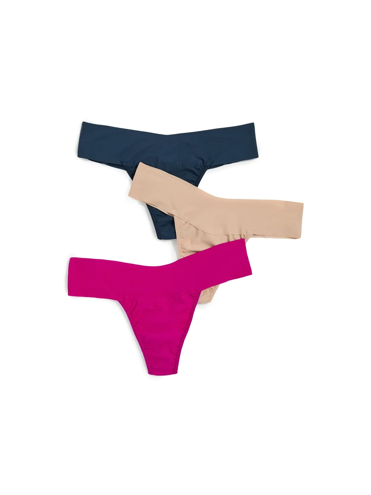 Hanky Panky ナチュラルライズ Tバックパンティ 3枚組 マルチカラー - 画像1