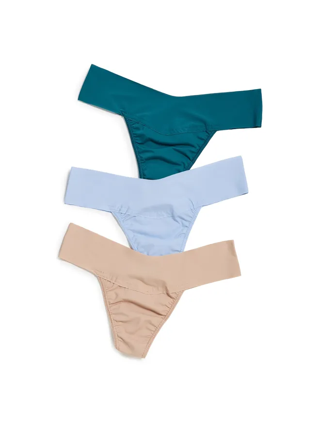 Hanky Panky Hanky Panky ナチュラルライズ タンガショーツ 3枚パック マルチの商品画像