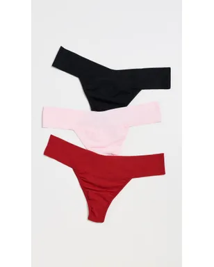 Hanky Panky ブレスソフト ナチュラルライズ トングパンティ 3枚組 BBPC - サムネイル2
